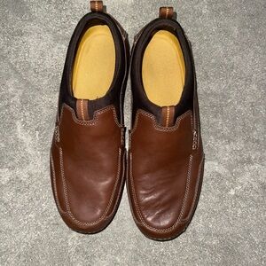 Rockport Men’s Brown Leather Driving Shoes